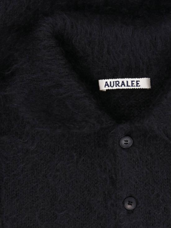 26SS 오라리 스웨터 A25AP03KM INK BLACK Black - AURALEE