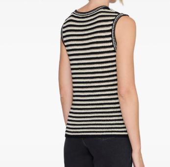 26SS 애니빙 후드 티셔츠 A0911919 MTL81 WHITE BLACK - ANINE BING