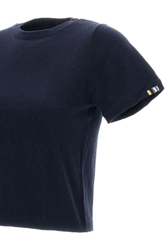 26SS 익스트림캐시미어 반팔 티셔츠 26700111FE05NAVY Blue - EXTREME CASHMERE