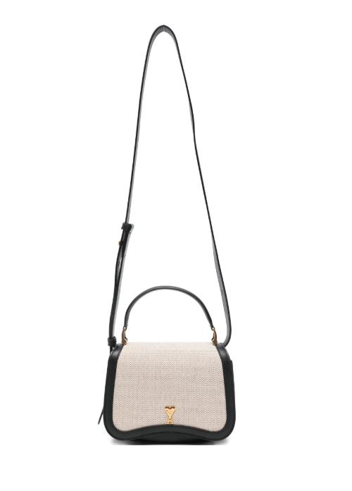 26SS 아미 탑 핸들 디테일 토트백 ULL718AW0002 1360 BLANCCREME NOIR