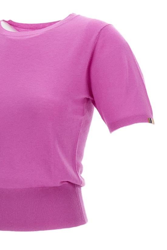 26SS 익스트림캐시미어 반팔 티셔츠 41621218TU05OLEANDER Pink - EXTREME CASHMERE