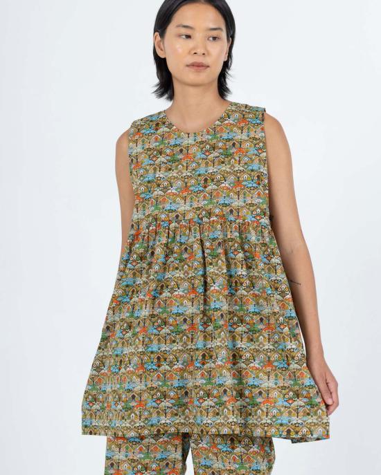  사멧 숏 원피스 앙드레 드레스 스크롤 팝 - SAMET