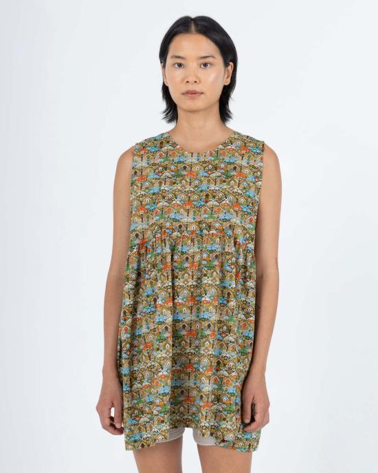  사멧 숏 원피스 앙드레 드레스 스크롤 팝 - SAMET