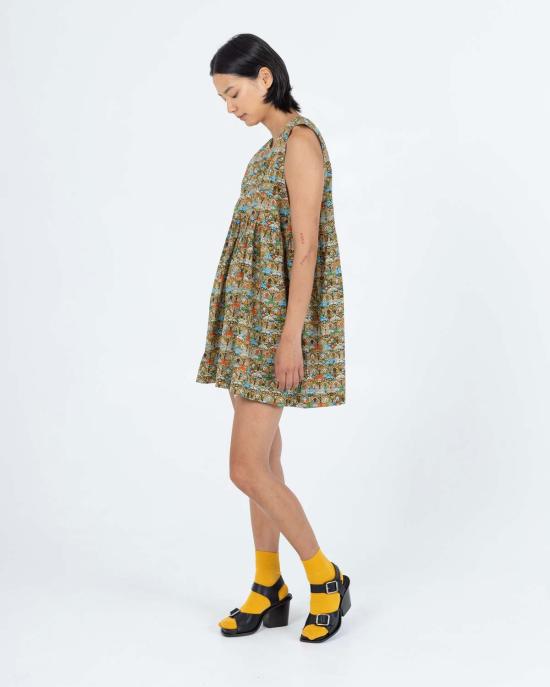  사멧 숏 원피스 앙드레 드레스 스크롤 팝 - SAMET