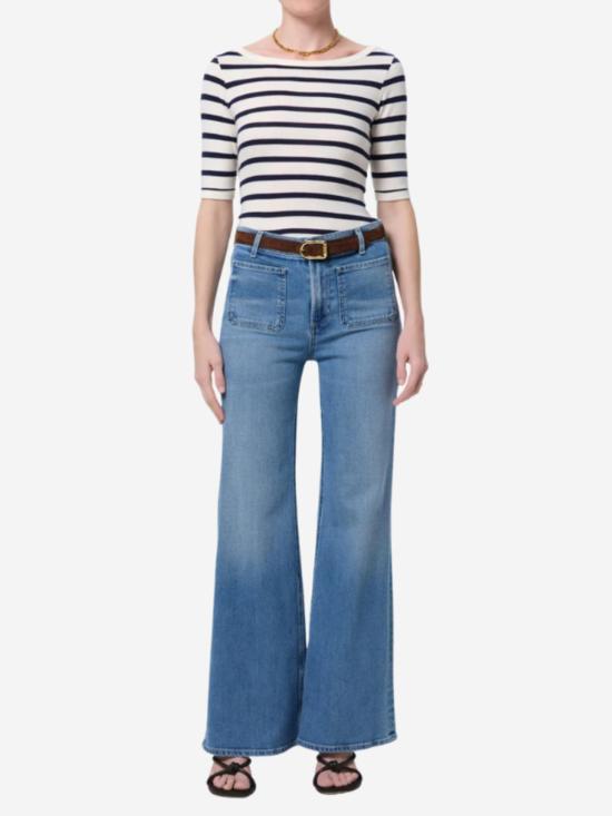  시티즌 오브 휴머니티 데님 팬츠 시티즌스 오브 휴머니티 킴벌리 패치 포켓 플레어 진 - CITIZEN OF HUMANITY