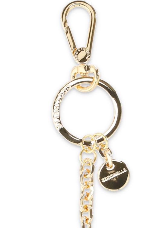 26SS 코치넬리 키링 E2UR4410101 C ME MARBLEJ82 Golden - COCCINELLE