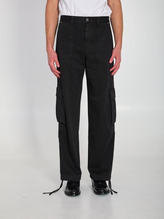 26SS 로에베 데님 팬츠 H526Y04WIS 1100 BLACK DOM