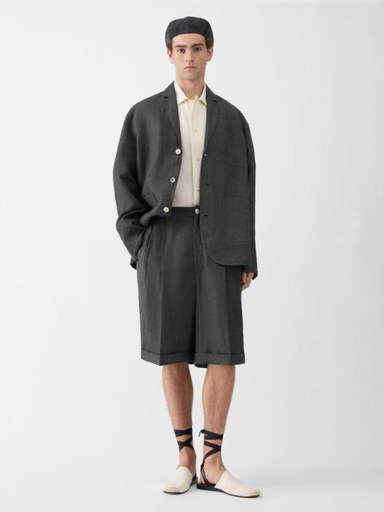 26SS 자크뮈스 파스트로 플리프 버뮤다 쇼츠 SOM00537AW00810 970 DARK GREY DOM - JACQUEMUS