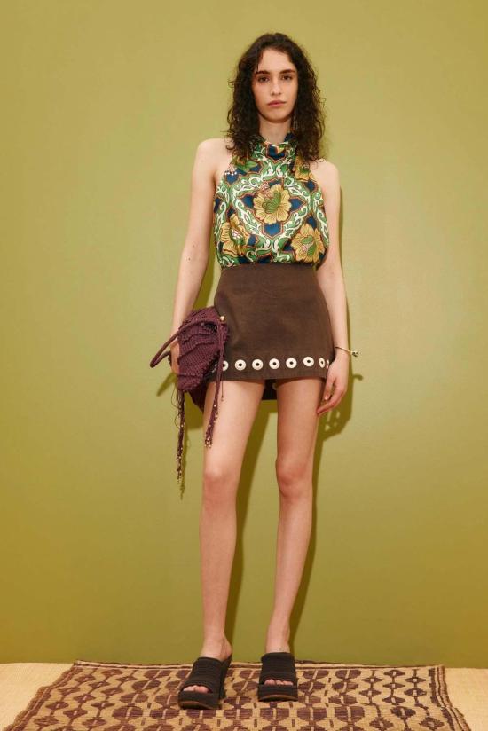  알레메 봄버 자켓 Alémais Tobe  초콜릿 - ALEMAIS