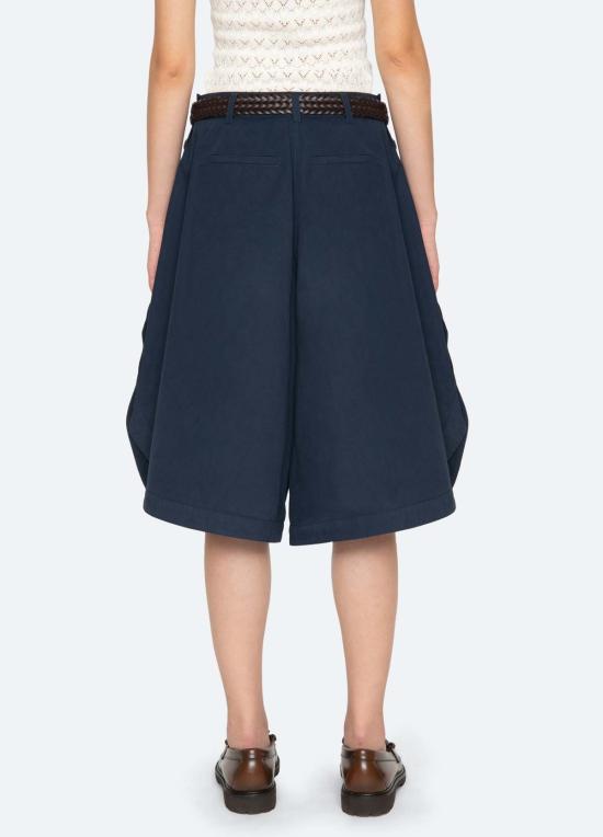  씨뉴욕 크롭 팬츠 Sea Ny Odessa Culottes Navy - SEA NY