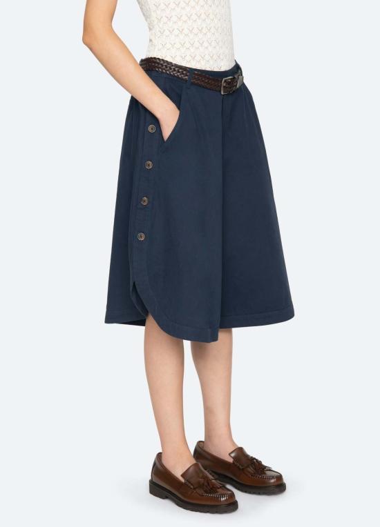  씨뉴욕 크롭 팬츠 Sea Ny Odessa Culottes Navy - SEA NY