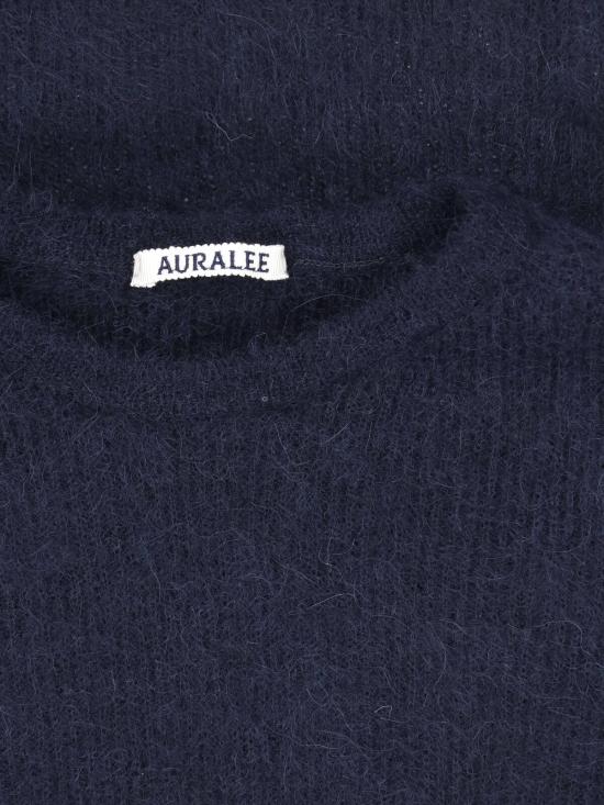 25FW 오라리 스웨터 A25AP04AK NAVY Blue - AURALEE