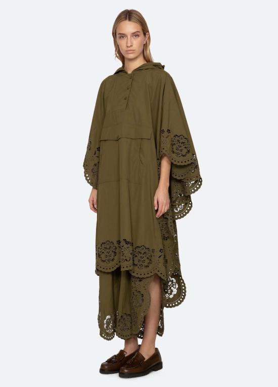  씨뉴욕 패딩 씨니 비토리아 아노락 올리브 - SEA NY