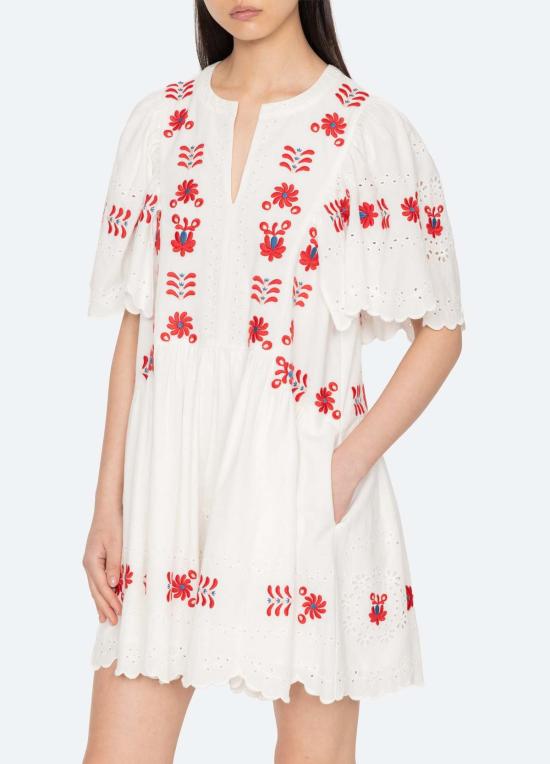  씨뉴욕 숏 원피스 씨뉴 카타리나 미니 드레스 크림 - SEA NY