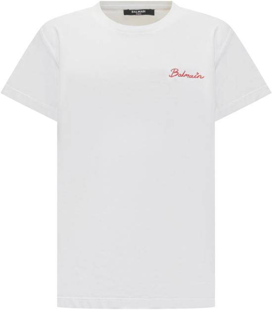 25SS [키즈] 발망 티셔츠 BW8A41Z1751100RO WHITE