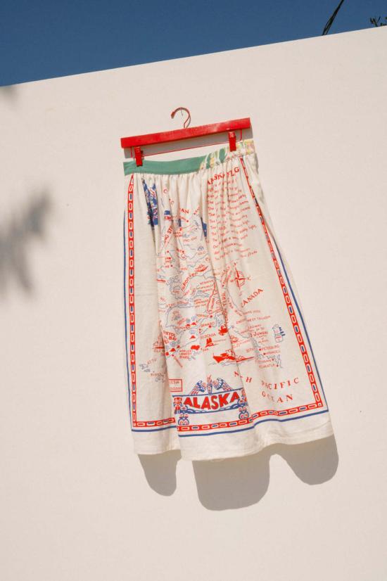  카린 롱 스커트 칼린 스텔라 드린들  알래스카/플로럴