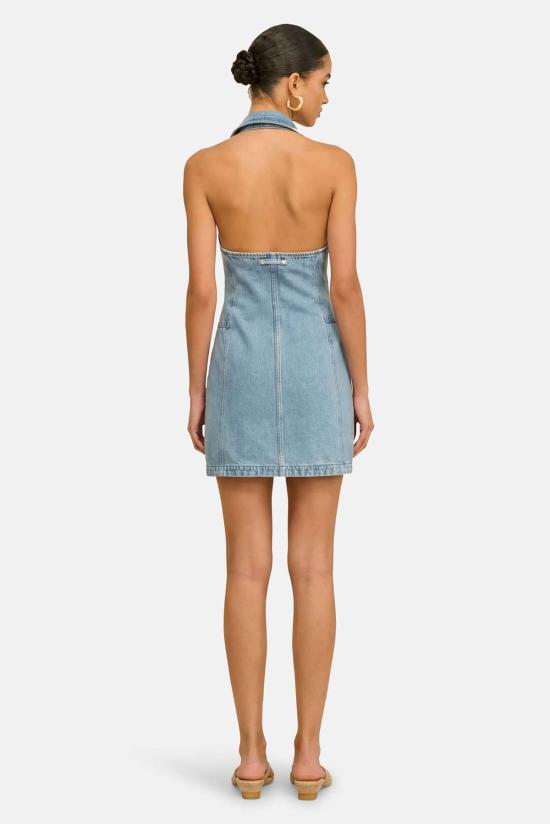  컬트 가이아 데님 팬츠 차로 데님 드레스 - CULT GAIA
