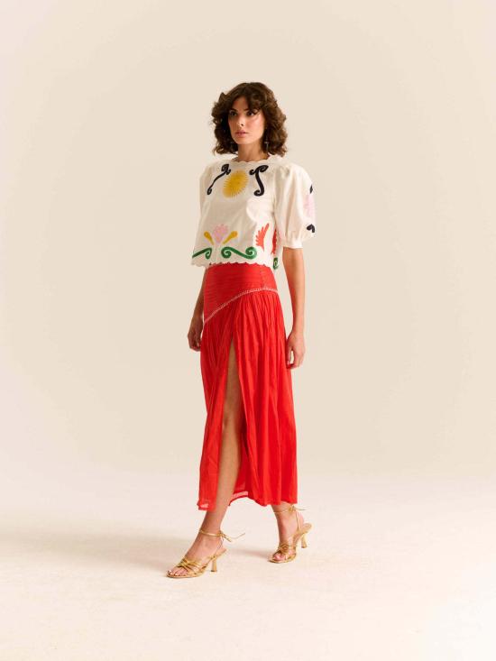  캐롤리나 케이 롱 스커트 캐롤라이나 K 이네스 스커트 - CAROLINA K