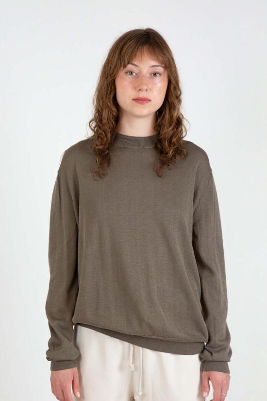  로렌 마누지안 스웨터 로렌 마누기안 베일 크루넥