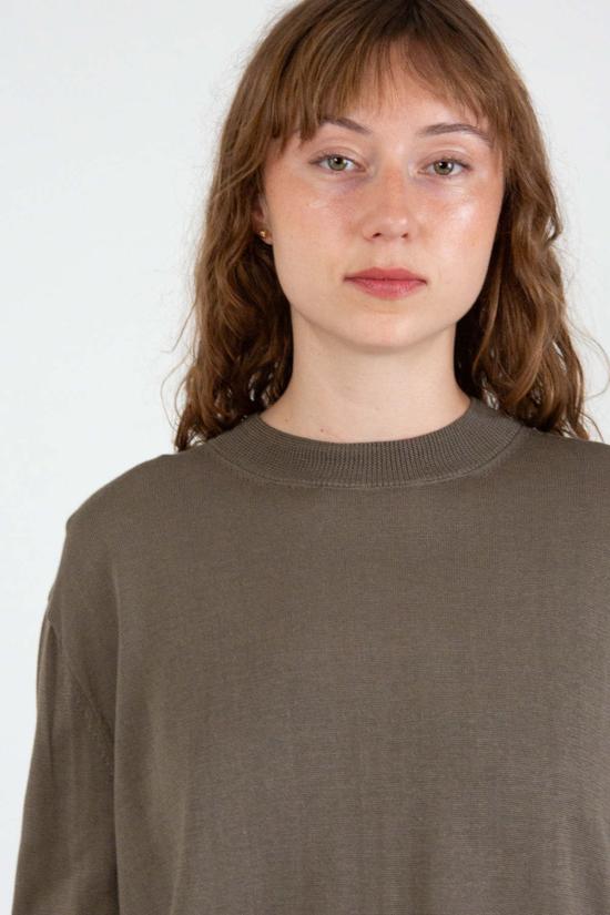  로렌 마누지안 스웨터 로렌 마누기안 베일 크루넥 - LAUREN MANOOGIAN