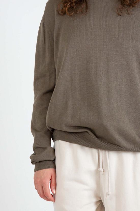  로렌 마누지안 스웨터 로렌 마누기안 베일 크루넥 - LAUREN MANOOGIAN