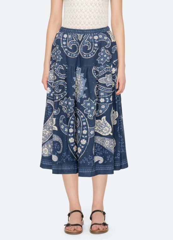  씨뉴욕 롱 스커트 Sea Ny Emelina 스커트 네이비