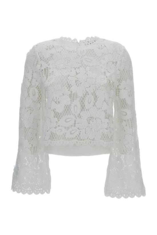 26SS 셀프 포트레이트 블라우스 SS26007TWWHITE White