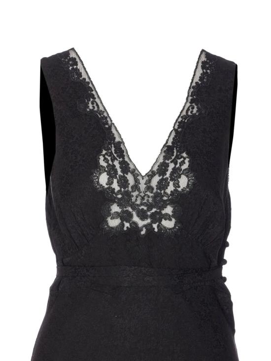 26SS 끌로에 롱 원피스 CH25WRO05332 001 BLACK - CHLOE