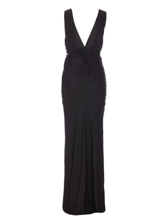 26SS 끌로에 롱 원피스 CH25WRO05332 001 BLACK - CHLOE