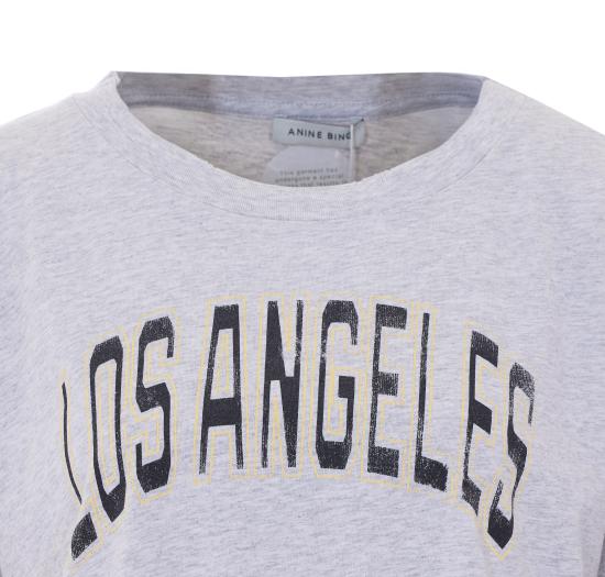 26SS 애니빙 반팔 티셔츠 A0812557 GRM1GREY MELANGE Grey - ANINE BING