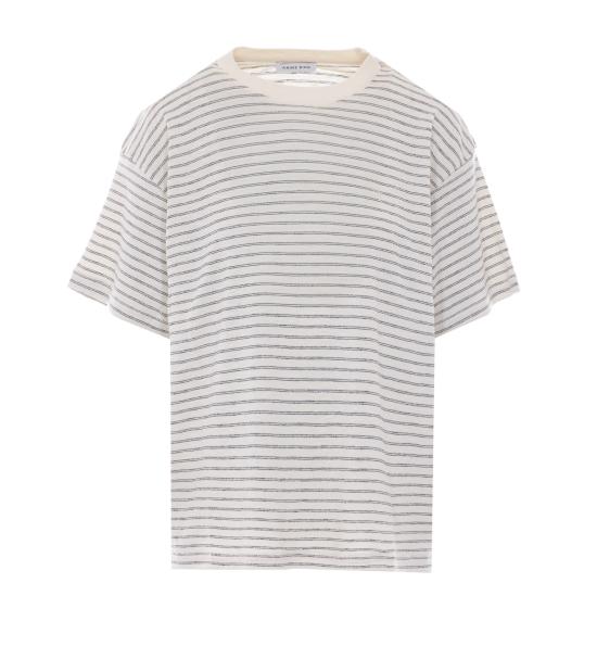 26SS 애니빙 반팔 티셔츠 A0812380 STR14MULTI White