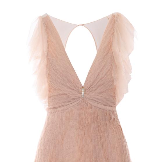 26SS 엘리자베타프랜치 롱 원피스 AR80J62E2 EA1 Pink - ELISABETTA FRANCHI