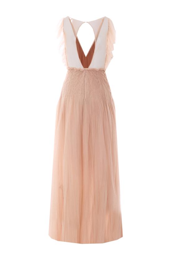 26SS 엘리자베타프랜치 롱 원피스 AR80J62E2 EA1 Pink - ELISABETTA FRANCHI