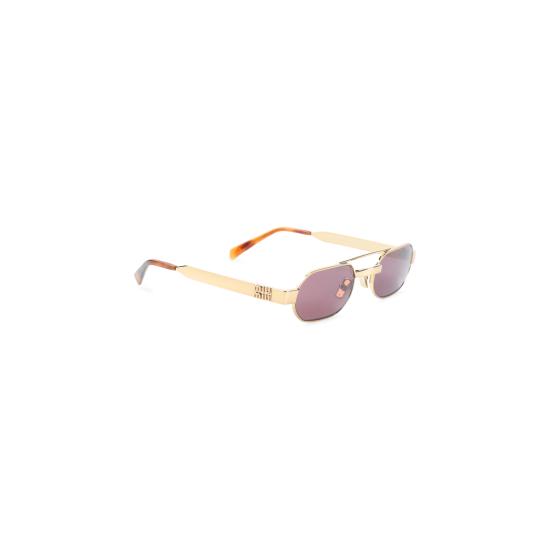 26FW 미우미우 선글라스 0MUB52S 7OE30Y BRASS DARK VIOLETTE - MIU MIU