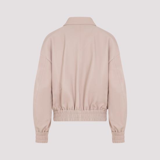 26SS 질샌더 가죽 자켓 J02SW0048 J07187 688 MORGANITE - JIL SANDER