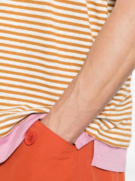 26SS 마르니 반팔 티셔츠 HUMU0364PQUSCZ24 MUSTARD - MARNI