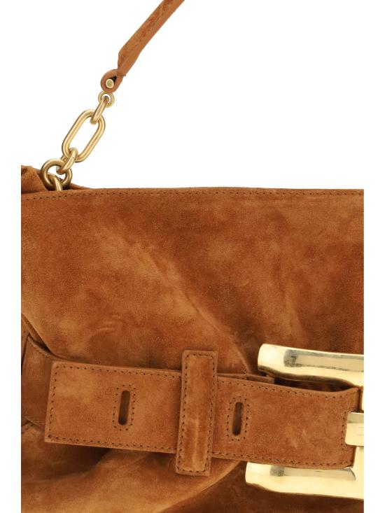 26SS 발망 숄더백 GN0KK990LSDD 8DF BROWN - BALMAIN