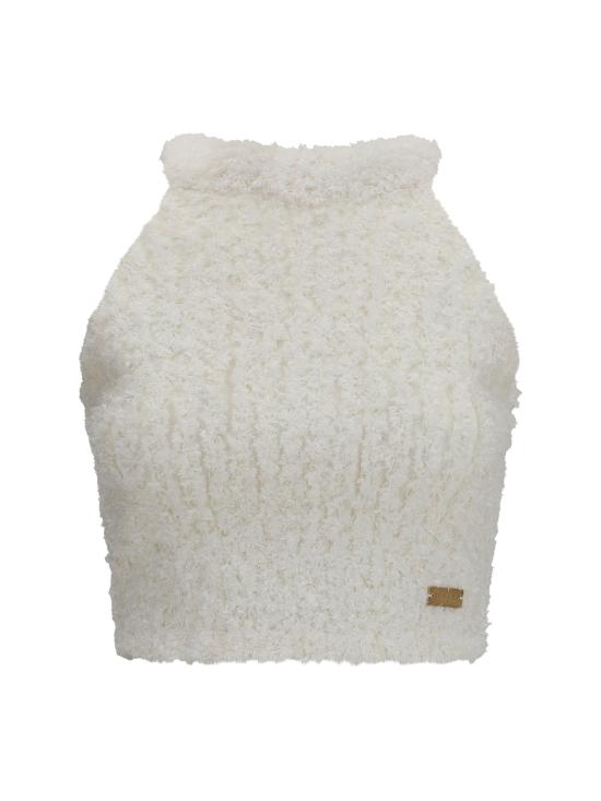 26SS 발망 민소매 티셔츠 GF0AB585KJ89 0KA WHITE