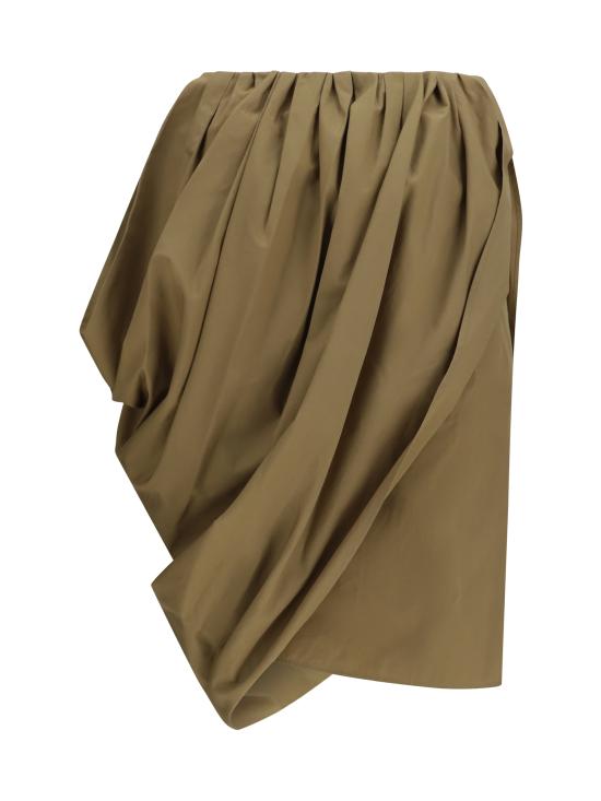 26SS 끌로에 미디 스커트 CH26UJU41141 3B6 KHAKI - CHLOE