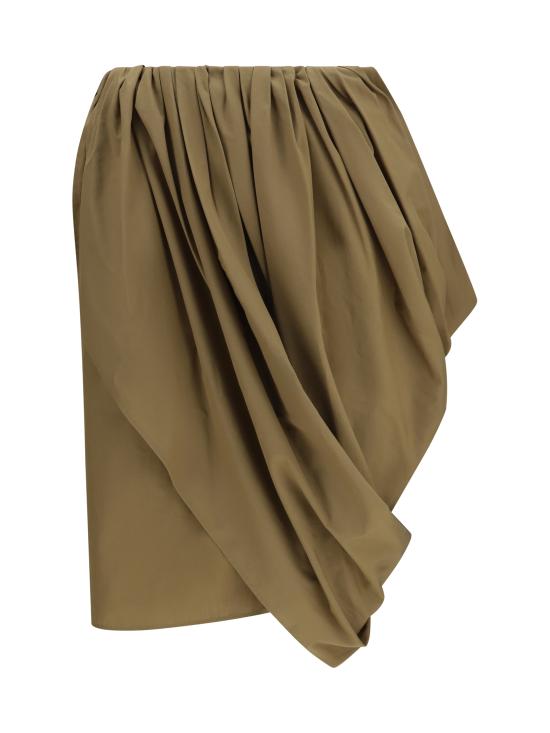 26SS 끌로에 미디 스커트 CH26UJU41141 3B6 KHAKI