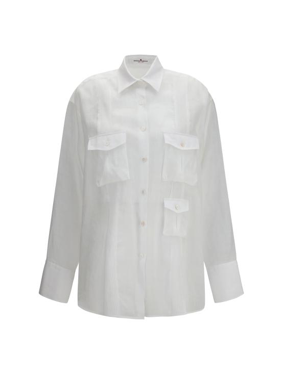 26SS 에르마노 설비노 셔츠 D482K754TUG 10601 WHITE