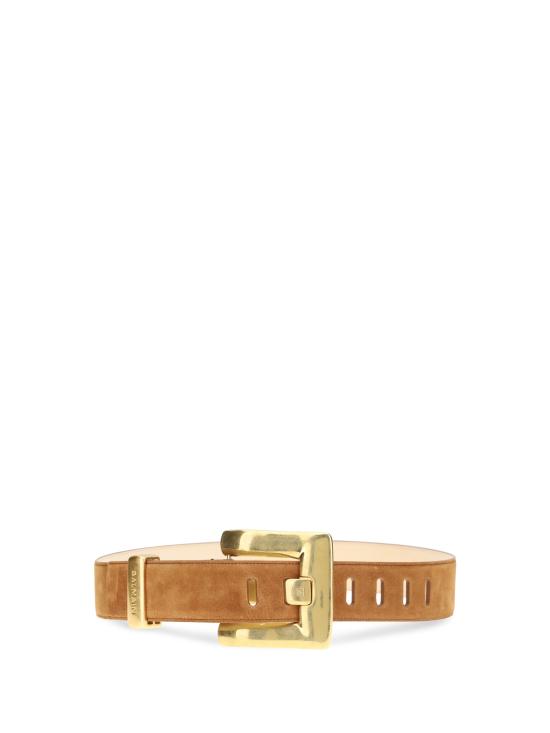 26SS 발망 레귤러 벨트 GN0WJ192LSDD 8DF BROWN - BALMAIN