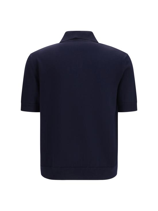 26SS 발망 폴로 티셔츠 GH0GB045KJ87 SAT BLUE - BALMAIN