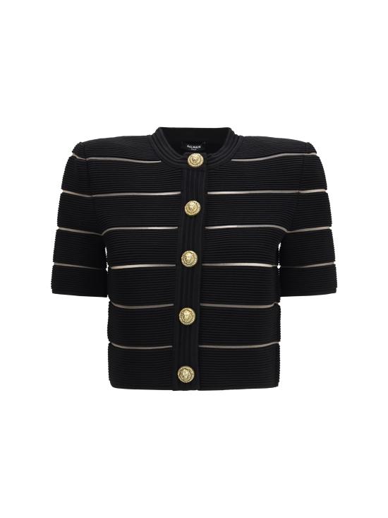 26SS 발망 스웨터 GF0KL285KJ75 0PA BLACK