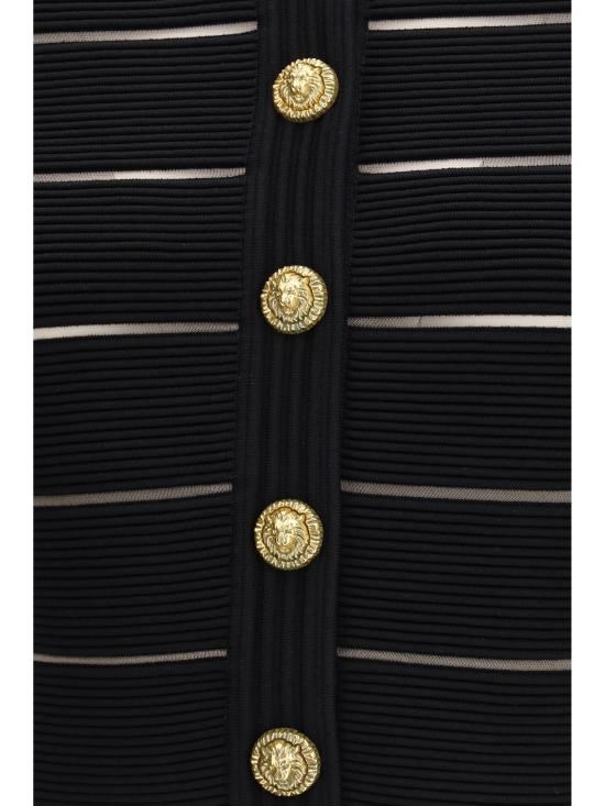 26SS 발망 스웨터 GF0KL285KJ75 0PA BLACK - BALMAIN