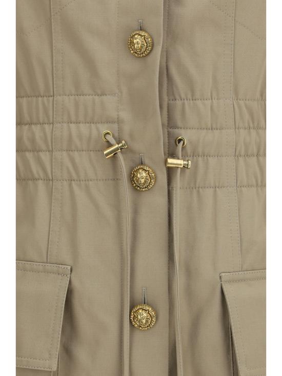 26SS 발망 숏 원피스 GF0R7480CG65 0TF BEIGE - BALMAIN