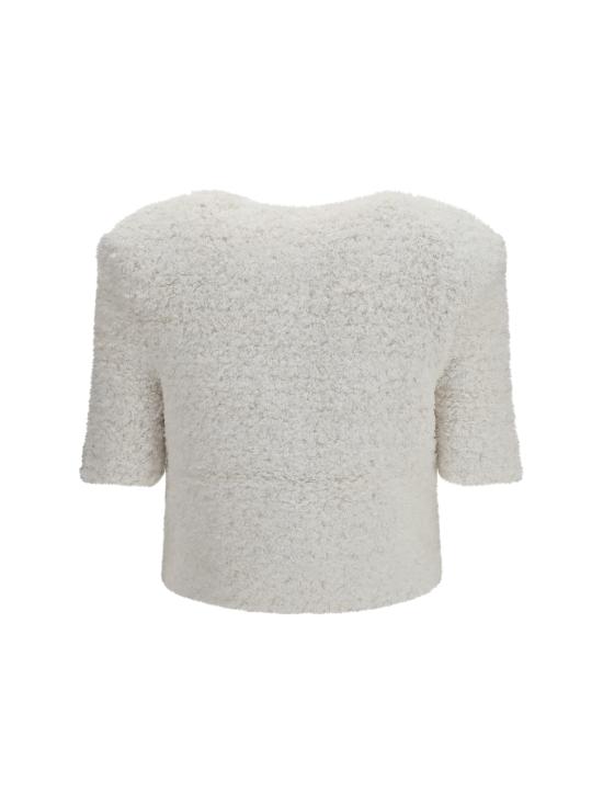 26SS 발망 스웨터 GF0KL290KJ89 0KA WHITE - BALMAIN