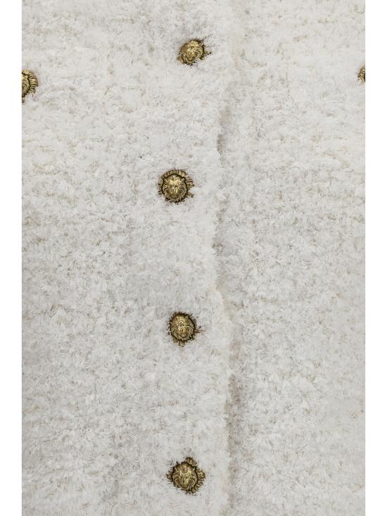 26SS 발망 스웨터 GF0KL290KJ89 0KA WHITE - BALMAIN