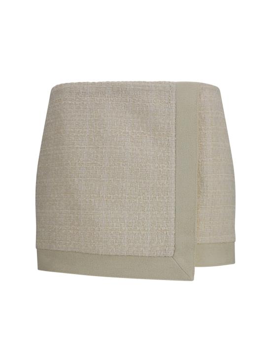 26SS 발망 숏 스커트 GF0LA660XL96 0FA CREAM