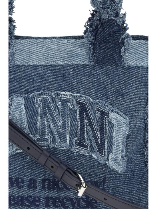 26SS 가니 토트백 B2110092 569 BLUE - GANNI